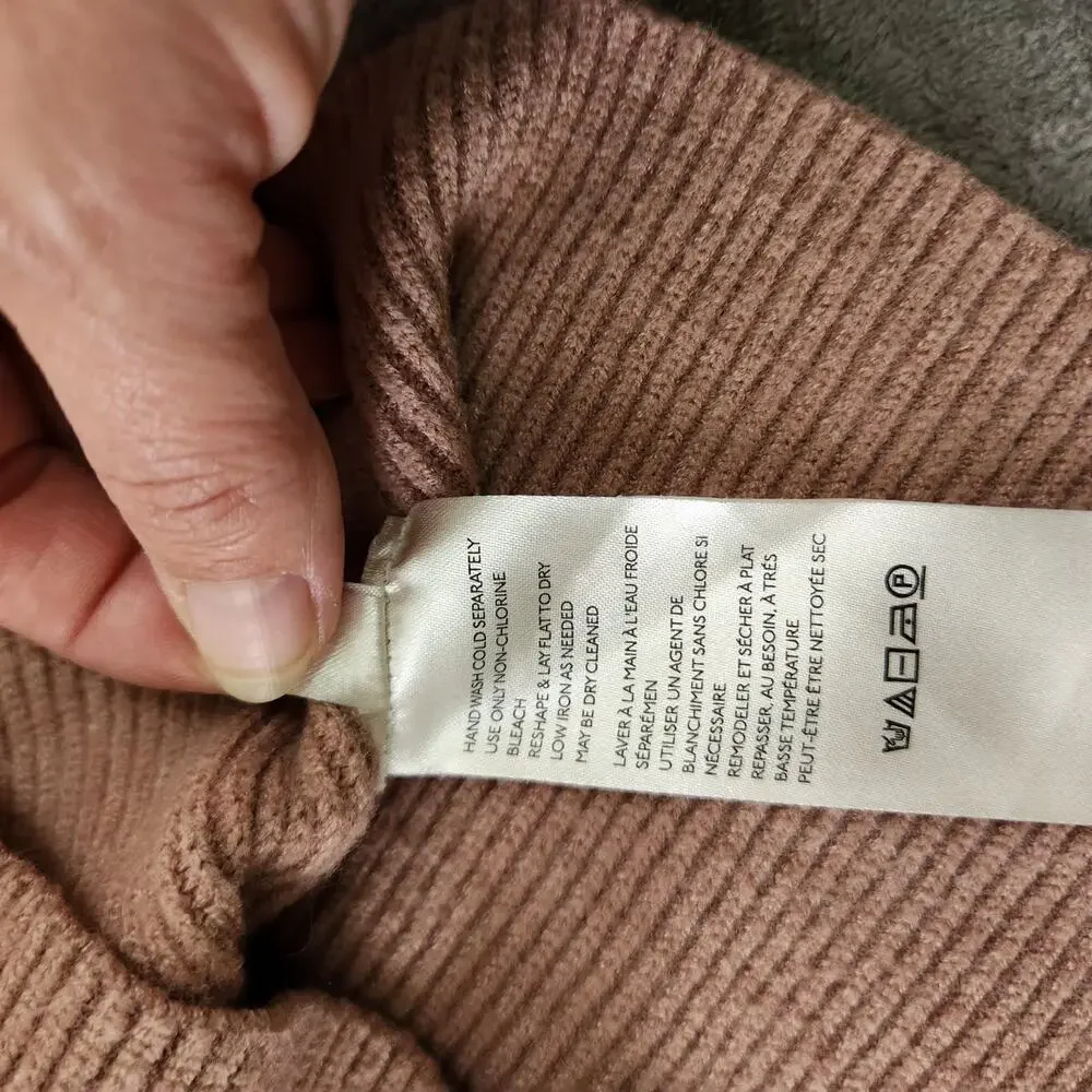 Free people pink turtleneck sweater XS